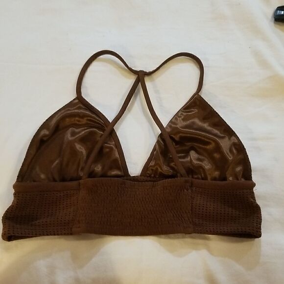 forever 21 going out crop top brown - Picture 4 of 7